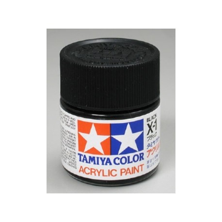 pot peinture tamiya noir brillant X1